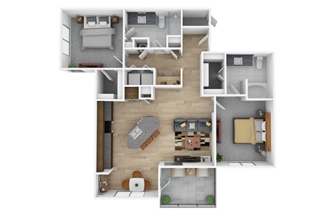 the 2990 floor plan  studio